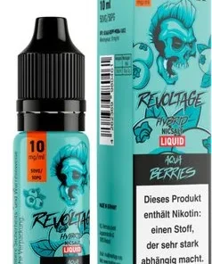 Revoltage Aqua Berries E-Liquid türkiser Beerenmix mit Kühlung