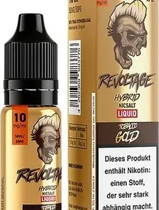 Revoltage Tobacco Gold E-Liquid aromatischer Tabakgeschmack