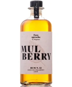 Rum WAGEMUT Fass Sprache Mulberry 62,7 % Vol. 3,5 Jahre