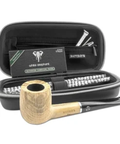 Pfeife RATTRAYÉS Joy Olive Brushed 113 Starter Set
