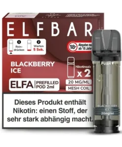 ELFBAR Elfa Blackberry Ice 20 mg 2 Pods