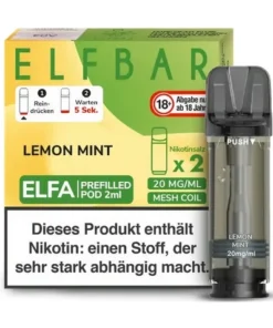 ELFBAR Elfa Lemon Mint 20 mg 2 Pods
