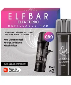 ELFBAR Elfa Turbo Pod 0,8 Ohm 2 Stück