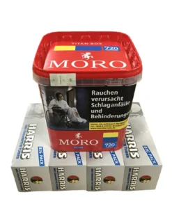 MORO Volumen Titan Box + 1000 Harris BLAU Hülsen