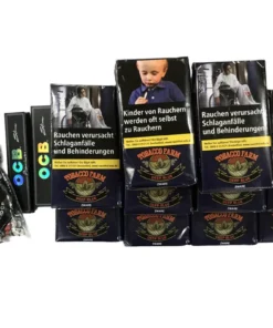 10x TOBACCO FARM Zware + 1x OCB Activ’Tips Slim 7mm Limited Edition + 2x OCB Schwarz Premium Long Slim