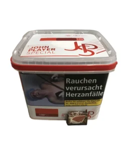 JPS Red XL Volume Toba. 420g Box + Tabakbefeuchterstein (BRAUN)