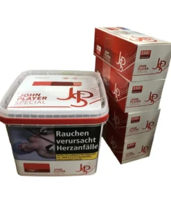 JPS Red XL Volume Toba. 420g Box + 1000 JPS Red SPECIAL Hülsen