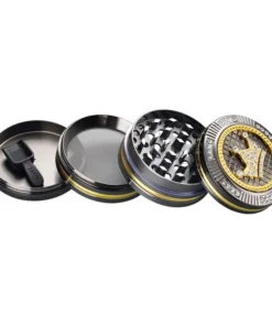 Grinder CHAMP HIGH Bling Bling Crown 4-tlg Ø 50 mm