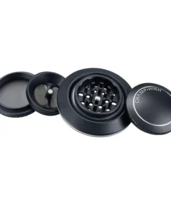 Grinder CHAMP HIGH Ufo schwarz 4-tlg Ø 80 mm