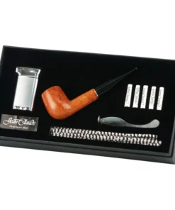 Pfeife Premiumset JEAN CLAUDE gerade natur