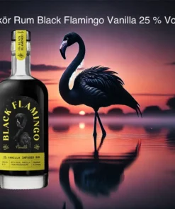 Likör Rum BLACK FLAMINGO Vanilla 25% Vol.
