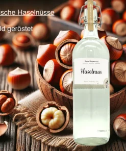 Paula Pumpernickel Haselnuss | 1 Liter 30% Vol. | Edler Obstbrand aus erlesenen Haselnüssen