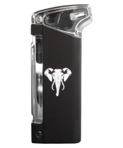 Pfeifenfeuerzeug Piezo WHITE ELEPHANT Pro-Bo schwarz
