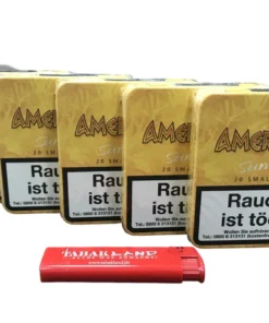 5 Stück VILLIGER Americanos Sumatra + Feuerzeug