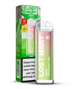 LOST MARY QM600 Einweg Strawberry Kiwi 20mg 600 Züge