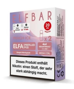 ELFBAR Elfa Peach Ice 20 mg 2 Pods