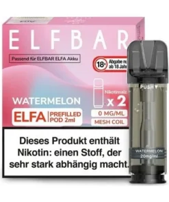 ELFBAR Elfa Watermelon 0mg 2 Pods
