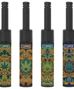 Einwegfeuerzeug Piezo Mini CLIPPER Tube Weed Shields 1 Stück