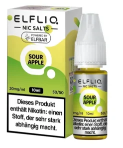Nikotinsalz ELFBAR Elfliq Sour Apple 20mg