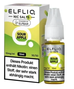 Nikotinsalz ELFBAR Elfliq Sour Apple 10mg