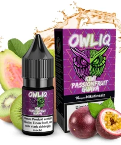 Nikotinsalz OWLIQ Kiwi Passionfruit Guava 10mg