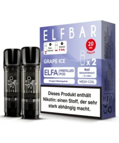 ELFBAR Elfa Grape Ice 20 mg 2 Pods