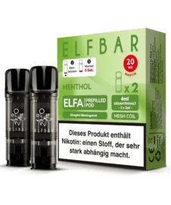 E-Liquidpod ELFBAR Elfa Menthol 20 mg 2 Pods