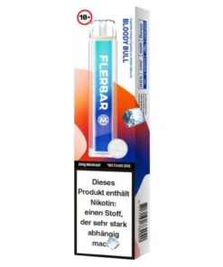 E-Shisha FLERBAR M Einweg (10) Bloody Bull 20mg 600 Züge