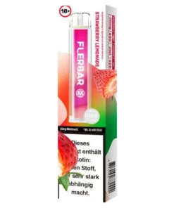 E-Shisha FLERBAR M Einweg (10) Strawberry Lemonade 20mg 600 Züge