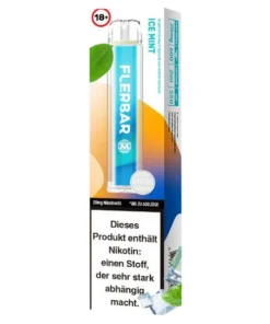 E-Shisha FLERBAR M Einweg (10) Ice Mint 20mg 600 Züge