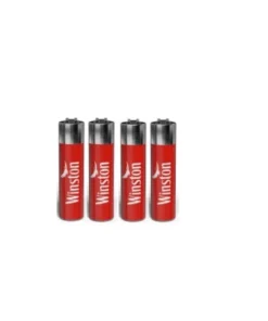 4x Winston Clipper Feuerzeuge