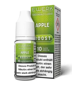 E-Liquid Nikotinsalz E’WERK Boost Apple 10mg