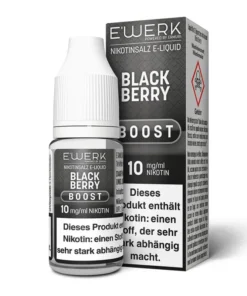 E-Liquid Nikotinsalz E’WERK Boost Blackberry 10mg