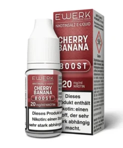 E-Liquid Nikotinsalz E’WERK Boost Cherry Banana 20mg