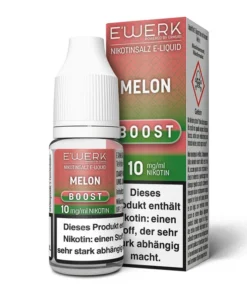 E-Liquid Nikotinsalz E’WERK Boost Melon 10mg