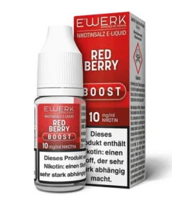 E-Liquid Nikotinsalz E’WERK Boost Red Berry 10mg