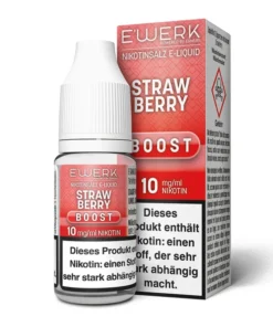 E-Liquid Nikotinsalz E’WERK Boost Strawberry 10mg
