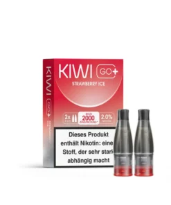 Kiwi GO+ Pods | 2er Pack | Strawberry Ice 20mg