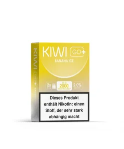 5+1 AKTION | 6 x Kiwi GO+ Pods – Banana Ice 20mg(2er-Pack)