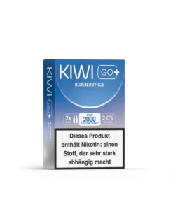 5+1 AKTION | 6 x Kiwi GO+ Pods – Blueberry Ice 20mg(2er-Pack)