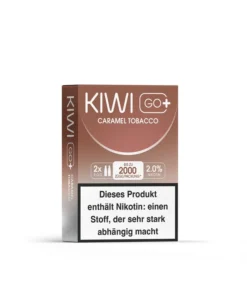 5+1 AKTION | 6 x Kiwi GO+ Pods – Caramel Tobacco 20mg(2er-Pack)
