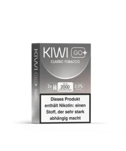 5+1 AKTION | 6 x Kiwi GO+ Pods – Classic Tobacco 20mg(2er-Pack)