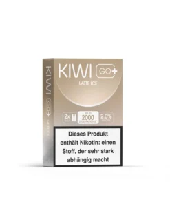 5+1 AKTION | 6 x Kiwi GO+ Pods – Latte Ice 20mg(2er-Pack)