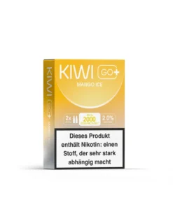 5+1 AKTION | 6 x Kiwi GO+ Pods – Mango Ice 20mg(2er-Pack)