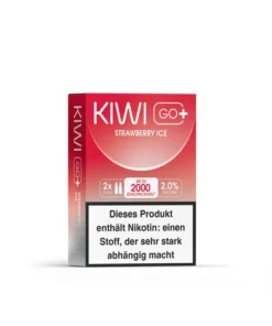 5+1 AKTION | 6 x Kiwi GO+ Pods – Strawberry Ice 20mg(2er-Pack)
