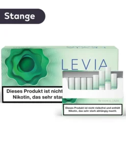 LEVIA Alpine Menthol & Pfefferminze – Stange (10×20 Stück)