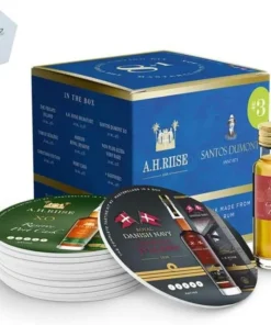 Rum A.H. RIISE Tasting Kit 41,2% Vol. 9x20ml + Glas (3. blue)