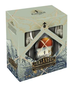 Rum PLANTATION Sealander 40% Vol. Geschenkpackung mit 2 Gläsern