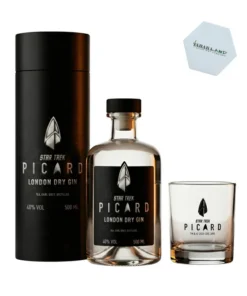 Gin V-SINNE Schwarzwald Star Trek Picard Earl Grey 40% Vol. mit Glas
