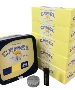Camel Volume 6XL Box 285 Gramm + 1000 Camel Hülsen + Taschenascher + Feuerzeug